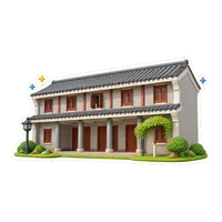 校园古民居贴纸